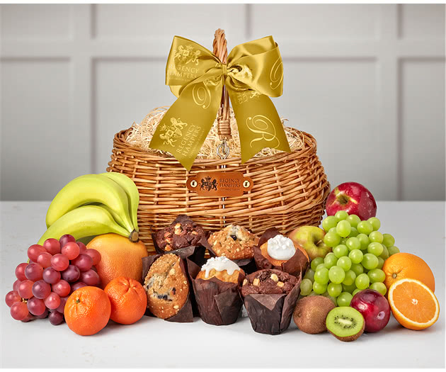 Fresh Fruit & Muffin Gift Basket